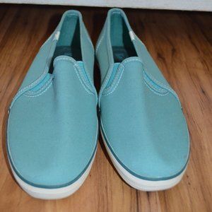 Keds Slip On Loafer Sneakers Shoes Casual Sz 7 Aqua Cushioned Heel Lightweight